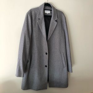 Cole Haan grey pea coat